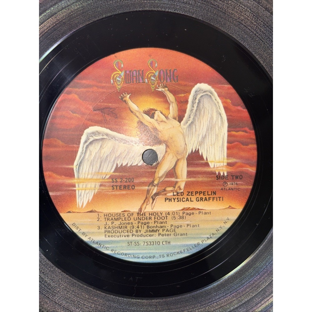 Led Zeppelin Physical Graffiti Vinyl 1975 Vinyl Record Only No Cover Sleeve
